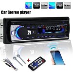 Drfeify letouch autoradio bluetooth poste radio voiture 12v 1din mp3 lecteur de voiture stro soutient ...