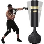 Dripex sac de frappe de boxe sur pied adulte 165 cm punching ball avec 12 ventouses sac de boxe autoportant ...