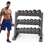 Dripex support pour haltres - support de poids repose haltres charge max. 300kg - rack de rangement ...