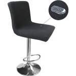 Drmker 2pcs housse de tabouret de bar avec dossier extensible noir imperméable protecteur de chaise de ... Drmker 2pcs housse de tabouret de bar avec dossier extensible noir imperméable protecteur de chaise de ...