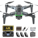 Drone avec cam�ra 4k - svatv - s166 - gps - 3 cam�ras - moteur sans balais - retour automatique - suivez ...