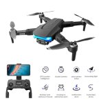 Drone gps 6k stabilis� brushless avec double batterie transmission 5g et suivi intelligent