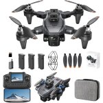 Drone gps avec cam�ra 4k - zvvn - cam�ra eis 4k - �vitement dobstacles 360� - t�l�commande avec �cran ...
