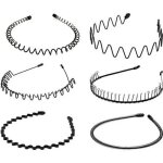 Ds18811 serre ttes en mtal bandeau cheveux ondul multi style lastique onduls hoop unisexe pour femme ...
