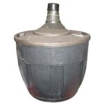 Bonbonne en verre - duhalle - 10l - entourage plastique - non compatible lave - vaisselle - 1 pice