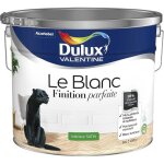 Dulux valentine le blanc finition parfaite ? peinture int�rieure satin�e blanc 10 l monocouche 98% opacit� ...