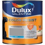 Dulux valentine color resist - peinture intrieure murs et boiseries - 1l - aluminium