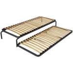 Duo gigogne - 2 sommiers 20 lattes 70x190 Duo gigogne - 2 sommiers 20 lattes 70x190