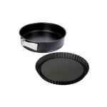 Duo moule à tarte renversée et moule à manqué à charnière - dr oetker - tradition - 28 et 26 cm Duo moule à tarte renversée et moule à manqué à charnière - dr oetker - tradition - 28 et 26 cm