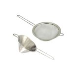 Duo passoire tamis 19 cm et chinois conique 30 cm fackelmann basic Duo passoire tamis 19 cm et chinois conique 30 cm fackelmann basic