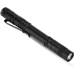 Duokon 1pc lampe de poche portable ultra lumineuse led mini torche lectrique forme de stylo - tip