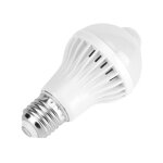 Ampoule led e27 avec d�tecteur de mouvement pir - duokon - 5w - blanc
