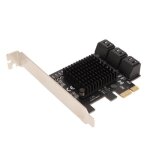 Carte dextension sata pcie 3. 0 - duokon - 6 ports - 32 gbit / s - compatible windows 7 / 8. 1 / 10 - ...