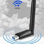 Cl wi - fi - duokon - dongle wifi 6 - double bande - antenne  gain lev - usb 3. 0