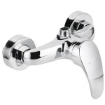 Duokon mitigeur mural robinet de douche de salle de bains en cuivre dissimul  filetage g1 / 2(sortie ...
