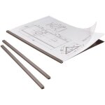 Durable 294201 duragrip kit baguettes + couvertures + dos pour reliure manuelle a4 20 feuilles noir sachet ...
