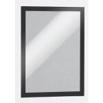 Cadre dinformation - durable - a4 - noir - lot de 10 - autocollant
