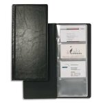 Porte carte de visite - durable - visifix - 192 cartes - noir - mixte