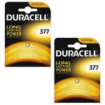 Duracell 377 sr626sw sb - aw ag4 1. 55v oxyde dargent piles (pack de 2)