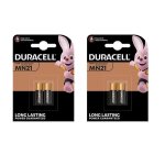Duracell lot de 4 piles mn21 a23 / 23a / v23ga / lrv08 / 8lr932