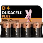 Duracell plus piles alcalines d 1. 5v lr20 mn1300 paquet de 4