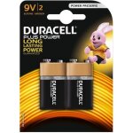 Duracell - pile alcaline - 9v x 2 - plus power (6lr61)