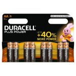 Duracell piles plus power aa x8