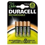 Duracell - pile rechargeable - aaax4 stay charg?