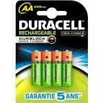 Duracell recharge ultra piles rechargeables type aa 2500 mah lot de 4