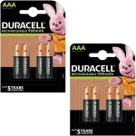 Duracell staycharged - piles rechargeables aaa - pack de 8