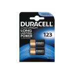 Duracell ultra photo 123 batterie 2 x cr123a li