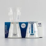 Verres gobelets picardie - duralex - lot de 4 - rsistant aux chocs et lavages - transparent