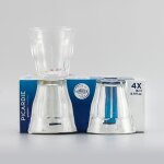 Duralex lot de 4 verres picardie - forme basse - 16 cl - verre