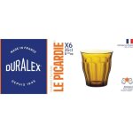 Gobelet - duralex - picardie vermeil - 25 cl - verre tremp - lot de 6 pices