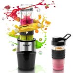 Duronic bl520 mini blender 500w 570 et 400 ml sans bpa pour smoothies shakes protins nourriture pour ...