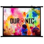 Duronic bps40 / 43 ecran de projection avec barres et crochets pour vidoprojecteur - toile de 40 pouces ...