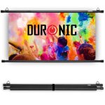 Duronic bps90 16 / 9 ecran de projection tv et home cinema de 90 pouces 229 cm 199 x 112 cm fixation ...