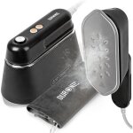 Duronic hs90 bk fer � repasser de voyage portable utilisation horizontale et verticale 2 fonctions vapeur ...