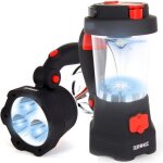 Duronic hurricane - lampe torche lanterne � dynamo et usb - lanterne � 10 led - signal durgence rouge ...