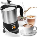 Duronic mf300 mousseur � lait �lectrique automatique 550w pour caf� cappuccino latte chocolat chaud th� ...
