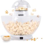 Duronic pop50 we machine � pop corn 1200w appareil pour popcorn ma�s souffl� facile sans huile bol d�montable ...