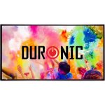 Duronic sfps80 16:9 ecran de projection vidoprojecteur 80 pouces toile de projection cran home 4k full ...