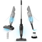 Duronic v9 aspirateur balai et  main de 600w sans sac lger 2 filtres hepa fournis filaire et portable ...