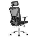 Durrafy chaise bureau ergonomique fauteuil de bureau verrouillage de linclinaison � 90~130 � si�ge bureau ...