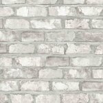 Dutch wallcoverings papier peint briques blanc ew3104