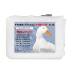 Duvet doie stream 500 gr. 80% plume oca 20% couette oca blanc double maxi cm. 250x220