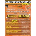Dvd karaok kpm pro vol. 28 annes 80 & 90