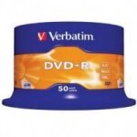 Dvd - r verbatim 16x spindle(x50) - capacit 4. 7 go - technologie azo