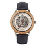 Dwyt watch imperial montre homme automatique bracelet cuir bleu - dw - 01701 - 1057