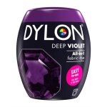 Dylon module de teinture pour machine à laver en deep violet pour vêtements 350g Dylon module de teinture pour machine à laver en deep violet pour vêtements 350g